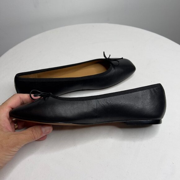 Madewell Womens $110 The Anelise Ballet Flat Black Size 9.5 NN901 NEW - Picture 8 of 11